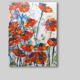 #80 years #d day #poppy painting #poppy