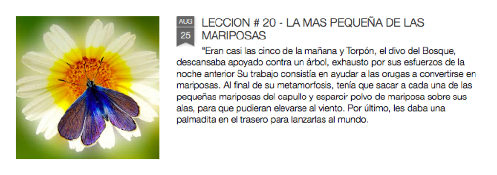 A MAS PEQUEÑA DE LAS MARIPOSAS