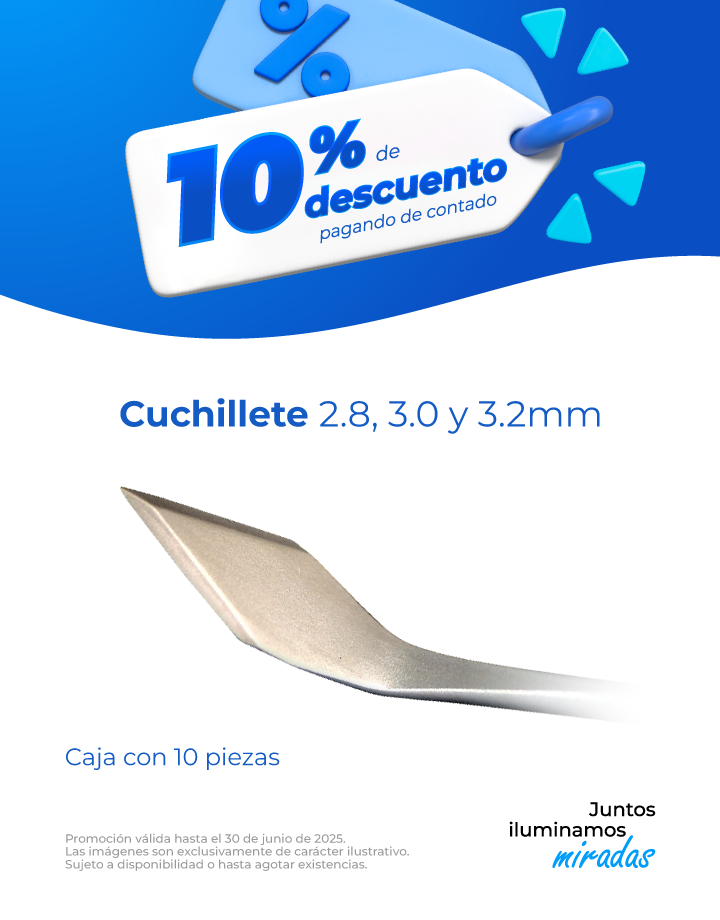Promoción Junio - Cuchilletes 2.8, 3.0 y 3.2mm