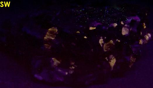 MUSCOVITE, SCHORL, Quartz, fluorescent APATITE -Kirk No. 2 quarry (Blake Quarry), Gilsum, Cheshire County, New Hampshire, USA