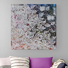 tree paintings, leaves, tree pattern, nature painting large painting