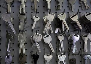 Keys used in our rekeying services in Tucson, AZ