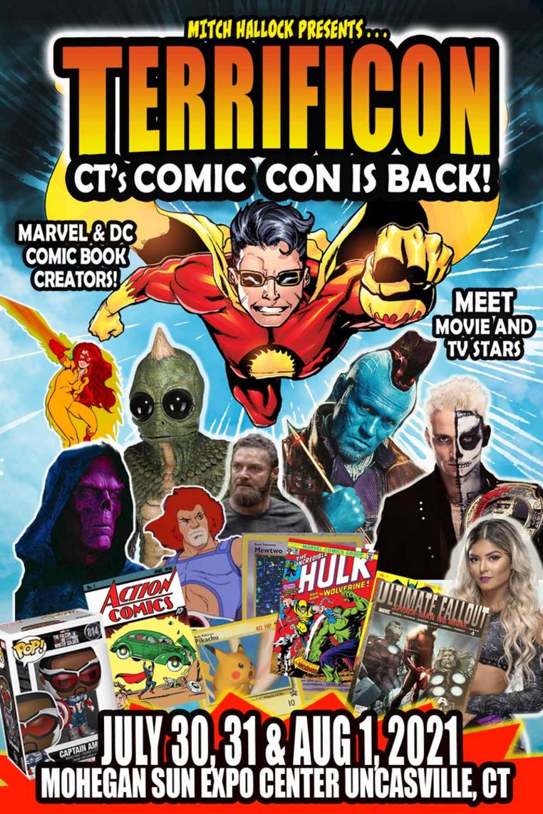 TERRIFICON Connecticut number one and biggest comic con is at Mohegan