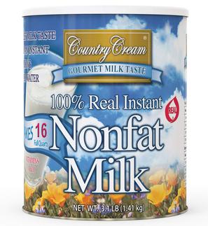 Country Cream 100% Real Instant Nonfat Powdered Milk 49.6 oz
