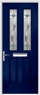 2 Panel 2 Square Composite Door monza glass