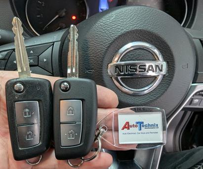 Nissan Qashqai replacement remote flip keys