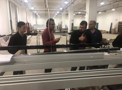 Customer visit our factory again