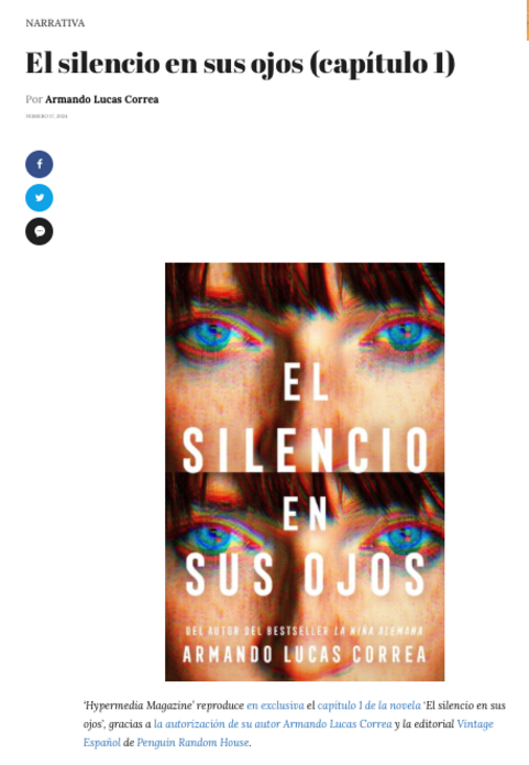 AUTOR CUBANO, NOVELA, THRILLER PSICOLOGICO, AKINETOPSIA