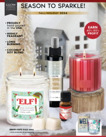 Glow Scented Candles Fundraising Brochure