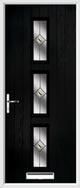 3 Square Composite Door fusion glass