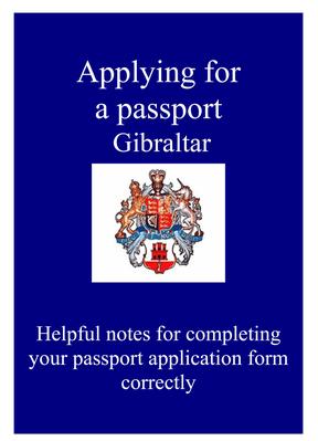 visit gibraltar passport