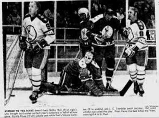 GERRY CHEEVERS Cleveland Crusaders 1974 WHA Throwback Hockey