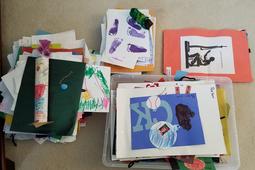 Kid's artwork scanning project