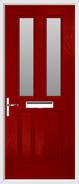 2 panel 2 square glazed composite door