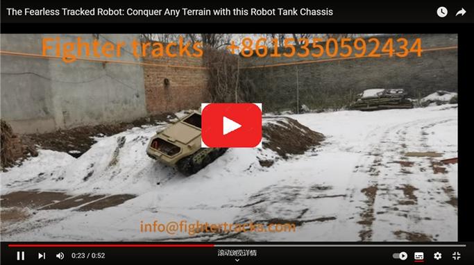 The Fearless Tracked Robot: Conquer Any Terrain with this Robot Tank Chassis
