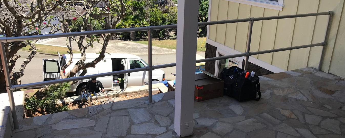 aluminum handrail Oahu