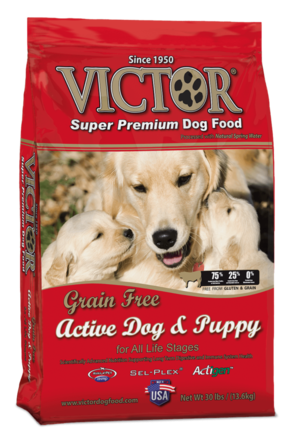 Victor Grain Free Active Dog and Puppy Dog Food for all life stages