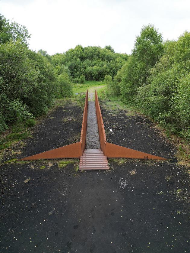 Sculpture installation by Alan Counihan