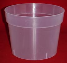 extra large 6.5 inch clear plastic orchid pot sturdy heavy duty translucent chula orchids