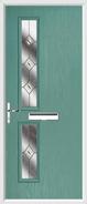 2 Square Composite Door fusion 2 glass