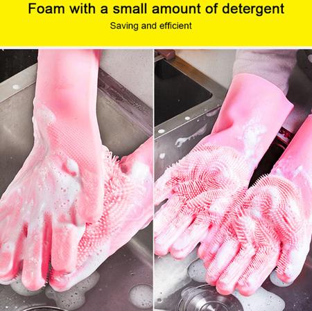 silicone scrubber magic gloves in Pakistan for dish washing, car cleaning, pet bathing, fruit washing, stove washing, cloth washing, glass cleaning and as anti-scalding