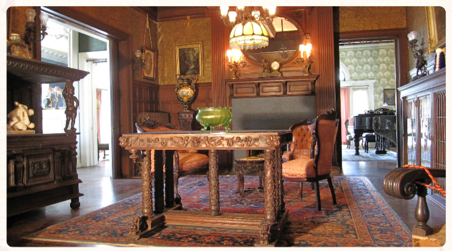 Reception Room at Rockcliffe Mansion, Hannibal Missouri