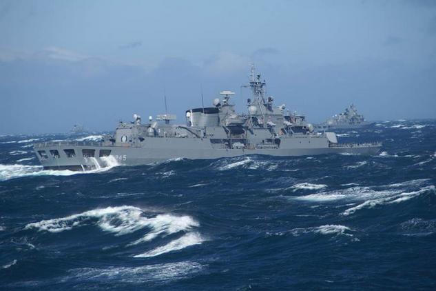 turkish ships on campaign