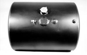 fuel tank steel diesel cylinder fitting openings auxiliary drain plugged crossover cap supply draw return tube shipping