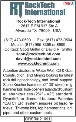 DTH Tools & Service, RockTech International