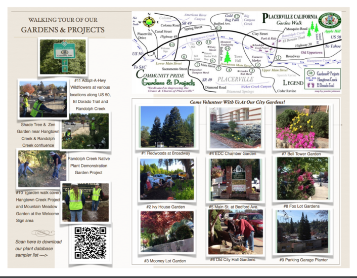 Garden Walk Brochure Plant Palette Placerville Petals Community Pride Volunteers Archives Josette Johnson http://www.josettejohnson.com