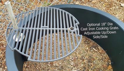 grill grills swivel diameter iron cast