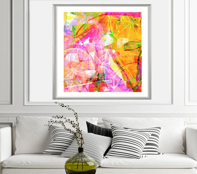 multi-color abstract art - Dubois Art