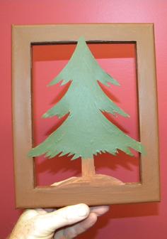 How to make Canvas Silhouette Christmas Decorations. www.DIYeasycrafts.com