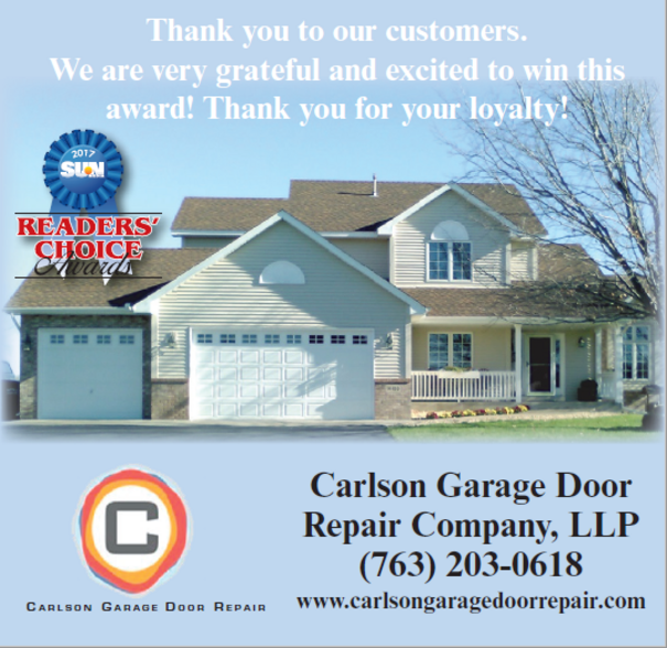 Minneapolis Carlson Garage Door Repair Company, LLP