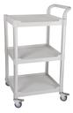 3 shelf hospital trolley service trolley clinic carts