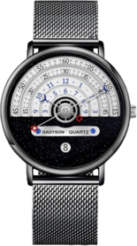 Alien Sky Starwatcher Calendar UNISEX Retro Watches Casual Sport Watch For Men Women Unisex Quartz Wrist Watch Relogio Masculino