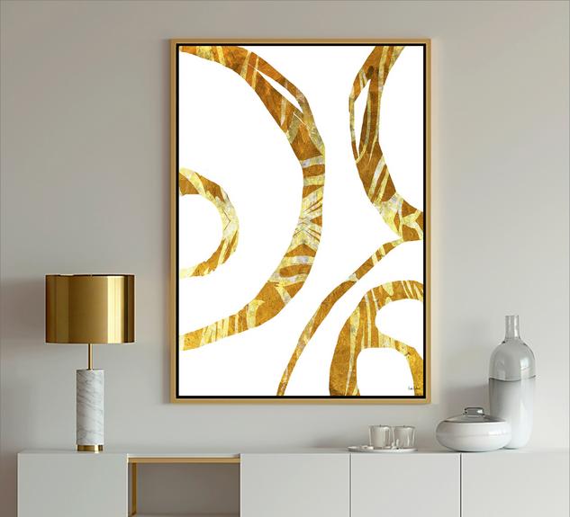 Gold Abstract Art, #Gold art, #abstract art, #Dubois Art