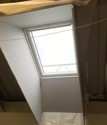 VELUX sheet metal window Install. PMV Maintenance - VELUX and Roto roof window / Skylight repair, replacement, installation, re-glazing, servicing, maintenance, Blinds, Leaks, repairs, Glass, renovation specialists covering London, Hertfordshire, Bedfordshire, Cambridgeshire, Essex, South London, North London and Central London.