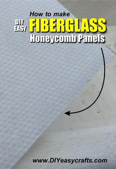 How to make fiberglass honeycomb panels