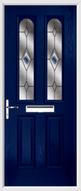 2 Panel 2 Arch Composite Door fusion glass