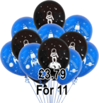 Alien and Spaceship Astronaut Balloon