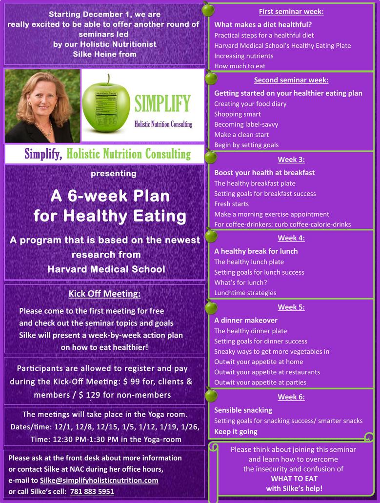 6-Week Plan for Healthy Eating