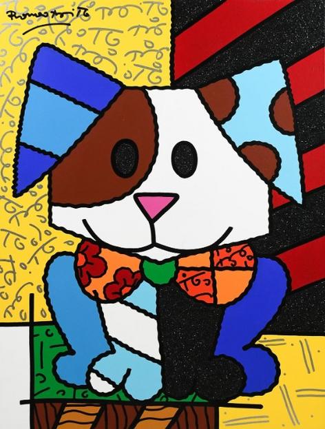Romero Britto Puppy Love