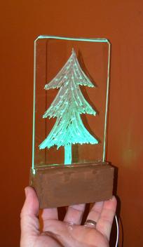 How to make a LED Plexiglass Christmas Decoration. www.DIYeasycrafts.com