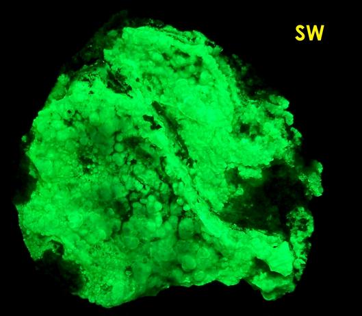 fluorescing OPAL-AN Hyalite- Zacatecas, Mexico - ex Eric Meier "Broken Back Minerals"