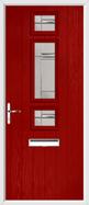 3 Square Strip Composite Door regal corenet glass