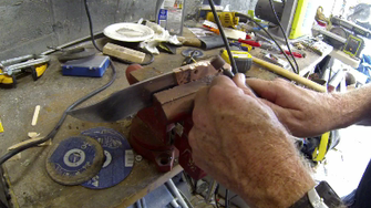 Knife making easy spine file work. www.DIYeasycrafts.com