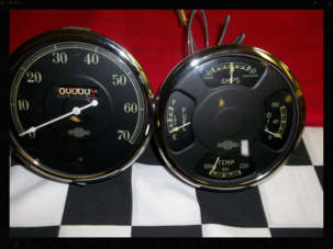 1935 International gauge cluster repair