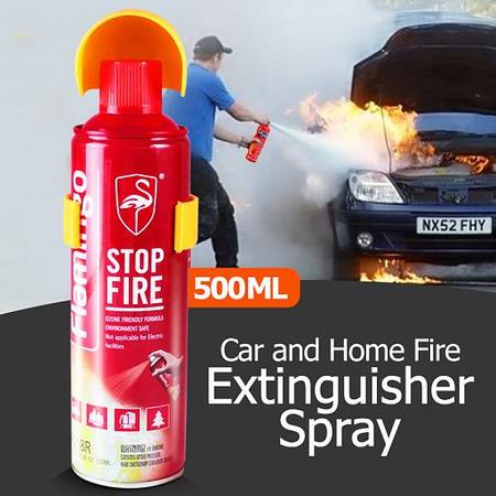 Extinguish Stop Fire at Home or Car with Fire Extinguisher Foam Spray in Pakistan