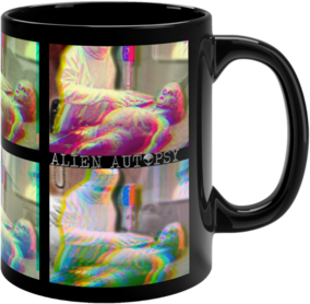 Alien Autopsy TV Colour Phase Black Glossy Mug